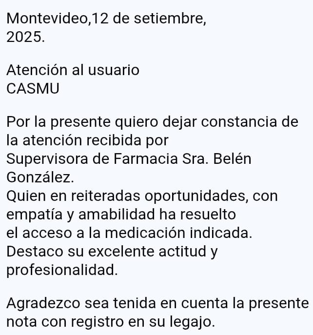 Profesionalidad Casmu - central